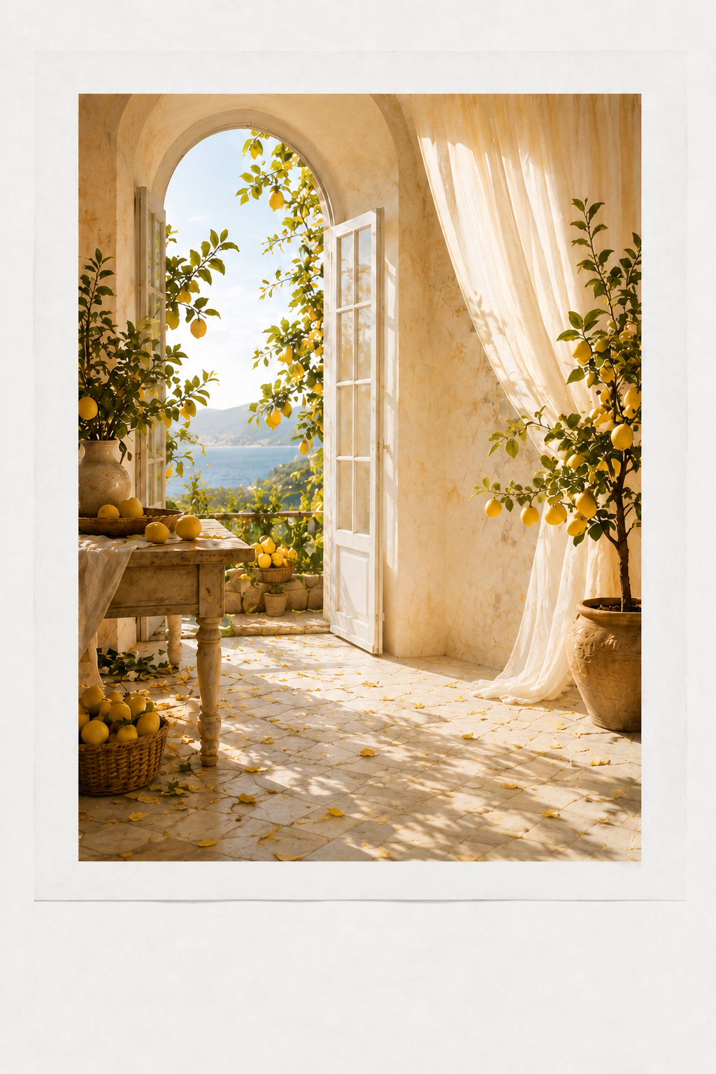 LUNEVA Orange Courtyard